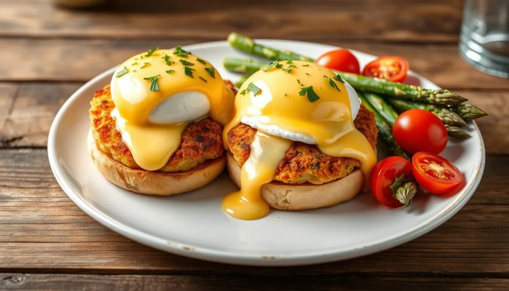 crab cake benedict