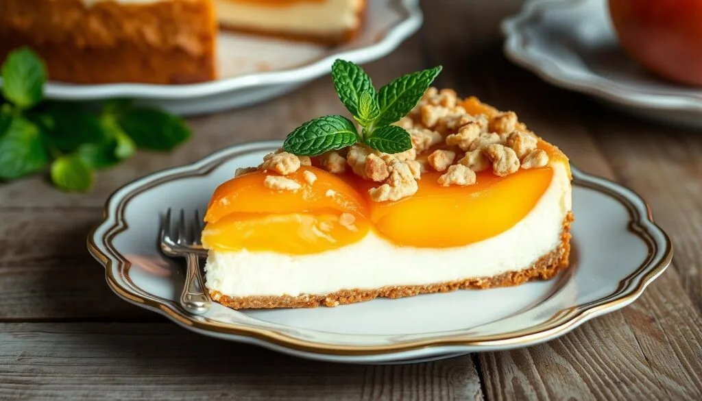 peach cobbler cheesecake peach cobbler cheesecake